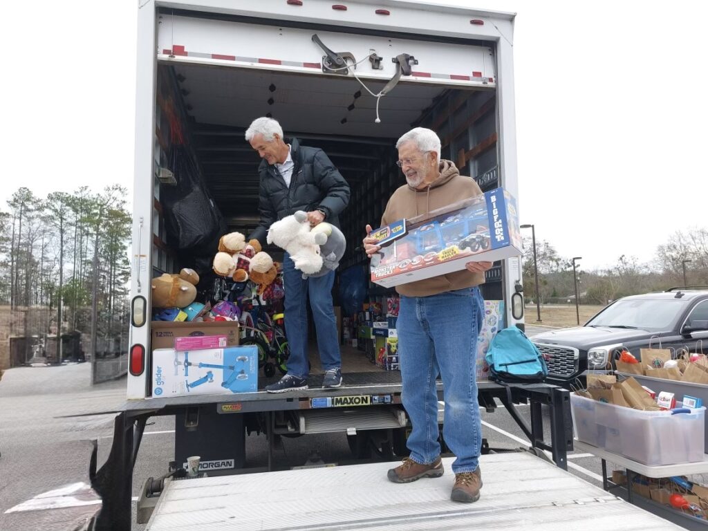 Terry Barnes & Ike Newton at 2025 Toy Drive