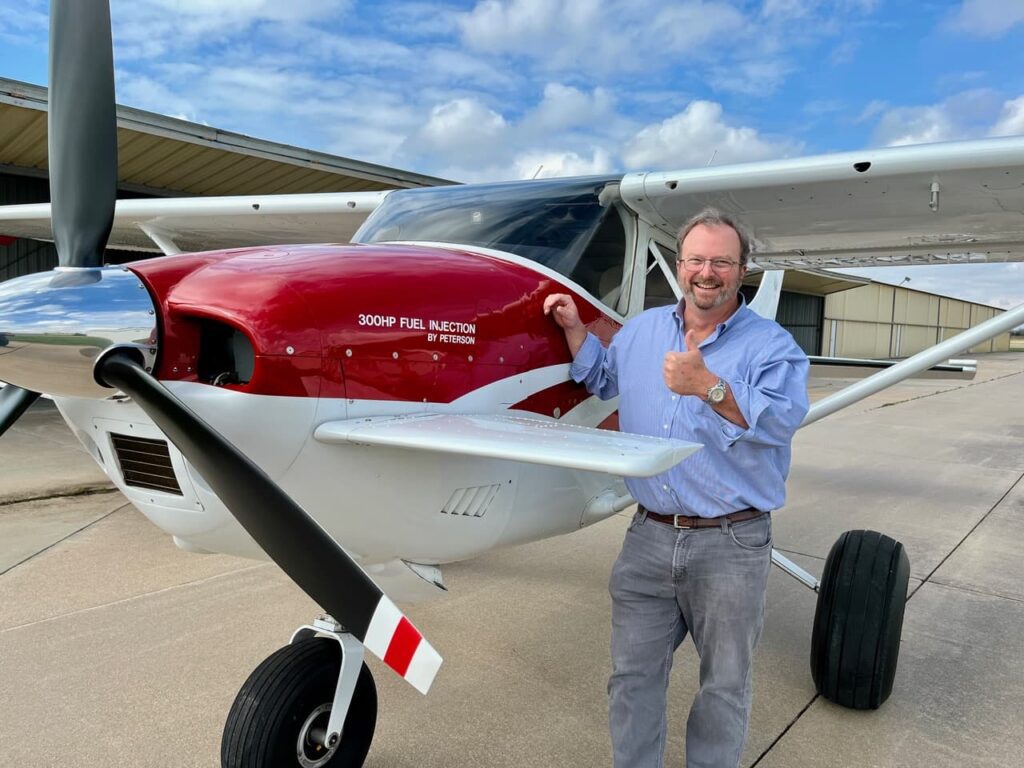 Andrew Shook With Pet Canard